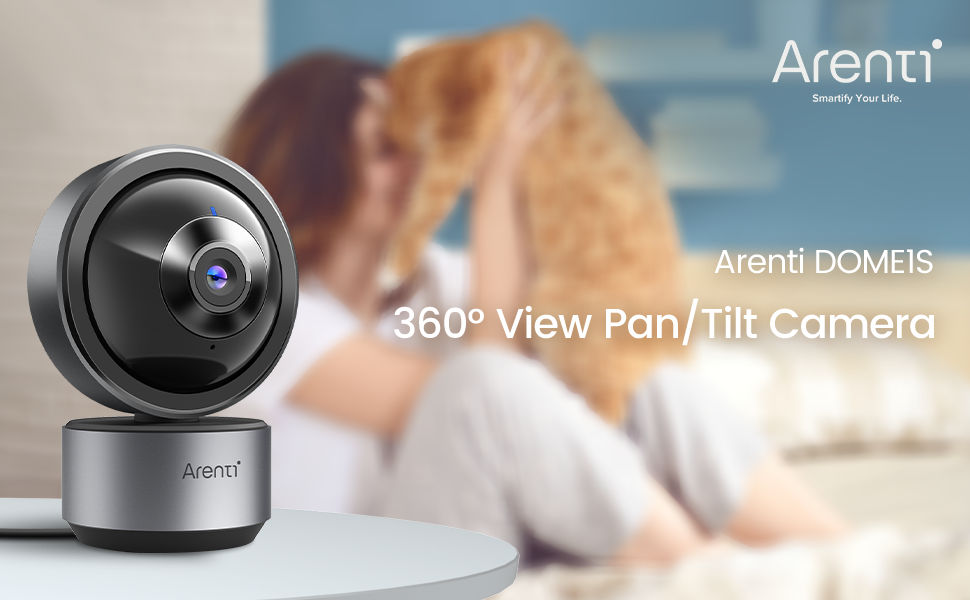 Arenti DOME1 - 2K Pan-Tilt Indoor Security Camera